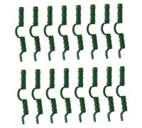SUPVOX 20 pièces Clips pour Tubes Ronds Pinces Fixation Film et Filet Jardin Support Abri et Couverture Rangée Compatible et Tunnel
