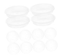 SUPVOX 20 pièces Coupelle de Plante Plastique Résistante Plateau de Drainage pour Pots de Fleurs pour Intérieur et Extérieur