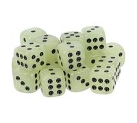 SUPVOX 20 pièces Dés Lumineux en Résine à Six Côtés pour Jeux de Société Ktv Bar Fête Jeux de Dés Lumineux Polyédriques 20 pcs