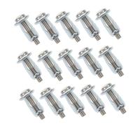 SUPVOX 20 Pièces Écrous Pétale Expansion Filetés et Inoxydable Inserts Vis pour Fixation Métallique Chevilles Ancrage Creuses Polyvalentes Kit Fiable pour Installation
