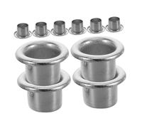 SUPVOX 20 Pièces Évents Métalliques Pour Caisse Claire Et Kits De Batterie Accessoires De Ventilation De Tambour 0.55X0.55 Pouces Améliore La Circulation D'Air Et La Qualité Sonore