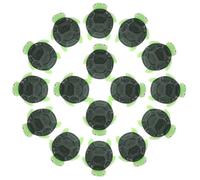 SUPVOX 20 Pièces Figurines De Jardin Miniatures Tortues Décor De Micro-Paysage Mini Statues d'animaux De L'océan Mini Animaux en Résine pour Aquarium en Résine