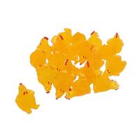 SUPVOX 20 Pièces Figurines Mini Poulets Résine Statues Miniatures Poule Coq pour Décor Micro Paysage Jardin DIY