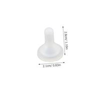 SUPVOX 20 pièces Kitten and Puppy Pacifier Set for Small Pets Soft Feeder Nipples Easy to Clean Slow Feeder Bowl Insert for Cats and Small Dogs