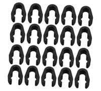 SUPVOX 20 pièces Lot de Clips de Câble Micro Flexibles Pince pour Support de Microphone Accessoires pour Perche Boom Pole Simple et Stable pour Studio Ktv et Performances Live