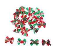 SUPVOX 20 Pièces Nœuds pour Chiens Lot de Couleur Vive Style Délicat Adapté Petits Chiens et Chiots Décoration pour Animaux Couleur Aléatoire Style Aléatoire