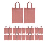 SUPVOX 20 Pièces Paquet Cabas Non Tissés Réutilisables avec Anses, Pliables et Portables, pour Courses et Rangement la Maison