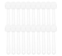 SUPVOX 20 Poignées D'éventail DIY en Plastique Abs Lisse et Solide, Mini Bâtonnets pour Fabrication Artisanale, Accessoires pour Ventilateurs Portables, Matériel D'artisanat Polyvalent,