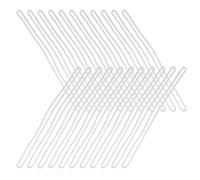 SUPVOX 200 Cordons Porte-badges en Pvc Transparent, Lanières Classiques Multifonctions pour Badge Nominatif, Cordes Suspendre Pratiques, Lot de 200 Pièces pour Usage Quotidien au Bureau