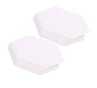 SUPVOX 200 Moules en Papier à Percer pour Patchwork, Gabarits de Découpe Quilting Forme Grand Diamant, Papier Clair 100 Pcs par Pack, Accessoire Couture pour Travaux Manuels et