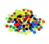 SUPVOX 200 pièces Chips de Bingo Plastique de Jetons Colorés pour Jeux et Activités Éducatives Marqueurs de Comptage pour Mathématiques et Bingo Couleur Aléatoire Couleur Aléatoire