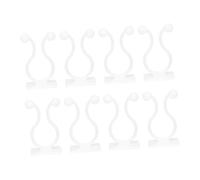 SUPVOX 200 pièces Clips de Fixation Plantes Grimpantes Autocollants Supports Muraux pour Vignes Jardin Balcon Blanc Moyen