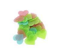 SUPVOX 200 pièces Stickers Muraux Phosphorescents Forme de Cœur Décorations Intérieures Lumineuses et pour Chambre Denfants Autocollants Muraux Fluorescents Résistants et Faciles à Poser