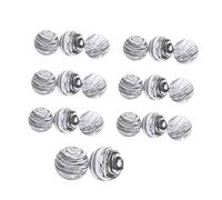 SUPVOX 20pièces Balles Eva Créatives Et Amusantes pour Chats Et Chiots Jouets Rebondissants pour Jeux Intérieurs Et Extérieurs Noir