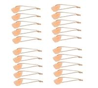 SUPVOX 20pièces Blocs de Sel Minéral Suspendus pour Bétail Corde de Sel pour Alpagas Jouets à Mâcher pour Chevaux sur Corde Brique à Lécher