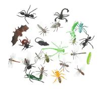 SUPVOX 22 Pièces Figurines Insectes Réalistes Lot de Éducatifs pour Garçon Fille Apprentissage Cognitif et Observation pour Fêtes et Activités Plein Air