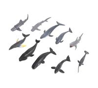 SUPVOX 24 pièces Lot de Figurines Océaniques Simulées Plastique Écologique Modèles Miniatures de Poissons et Cétacés Profonds Ornements pour Aquarium et Décoration
