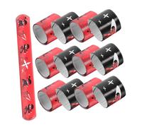 SUPVOX 24 pièces Slap Bracelets Ninja Wristbands Garçon Fille Créatifs pour Fêtes Jeux et Bracelets à Claquer Thème Ninja Mixte