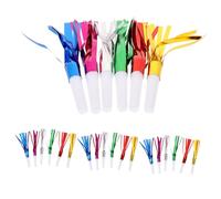 SUPVOX 24 pièces Souffleurs de Fête Colorés avec Franges Scintillantes Jouets Garçon Fille pour et Célébrations Sifflets Plastiques Multicolores pour Ambiance Festive