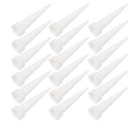 SUPVOX 25 Embouts de Buse en Plastique pour Mastic 100 Ml Accessoires de Calfeutrage Compatibles Résistance Haute Pression Étanchéité pour Réparation et Distribution de Colle Usage