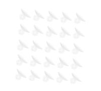 SUPVOX 25 Pièces Ventouses Silicone pour Fixation Tube Aérateur Aquarium Supports Transparents Robustes pour Tuyau Bulleur Accessoires Fiables pour Aquarium et Poissonniers