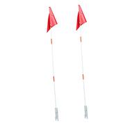 SUPVOX 2ensembles Drapeaux De Sécurité Pour Garçon Fille Vélo De Drapeaux Arrière Résistants à Pour Cyclisme Accessoire De Visibilité Pour Garçon Fille
