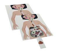SUPVOX 2ensembles Jouet Éducatif pour Garçon Fille Modèle De Système Digestif Humain Soi-même Kit Expérimentation Scientifique