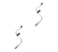 SUPVOX 2Pcs pied de parasol coupe-vent belvédère scooter Support de parasol Support réglable pour parasol support de parapluie pour vélo porte-parapluie vélo rétractable Acier inoxydable