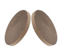 SUPVOX 2pcs Tapis Griffoir Chat Rond en Carton Ondulé Recharge pour Grattoir pour Chat Protection Meubles pour Intérieur