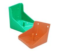 SUPVOX 2pièces Boîte De Léchage De Sel pour Bétail Et Moutons Support De Bloc De Sel Plastique Épais pour Alimentation Plateau De Nourriture Pratique pour