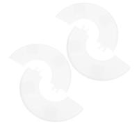 SUPVOX 2pièces Cache Échelle De Piscine Rosaces De Protection Plaque à Bride Ronde pour Main Courante Couvertures De Tuyaux Eau à Bride pour Piscines Enterrées