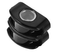 SUPVOX 2pièces Clips De Câbles Acier Inoxydable Noir pour Bateaux Et Camping-Cars Guide De Câblage Métallique pour Maintien Stable Et Sécurisé des Câbles De Yacht