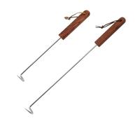 SUPVOX 2pièces Crochet pour Spatule à Viande Et Spatule Acier Inoxydable pour Barbecue Et Cuisson Outil Pratique pour Retourner Aliments