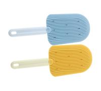 SUPVOX 2pièces Épilateur Réutilisable Pour Animaux Gel Anti-peluches Lavable Brosse De Massage Douce Outil Pour Enlever Poils De Chat Peluches Animaux Peigne Pour Toilettage Épilation