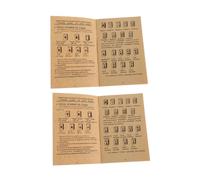 SUPVOX 2pièces Guide De Mahjong Chinois Instructions Guide Apprentissage du Mahjong De Règles Ancien Manuel pour Débutants