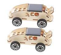 SUPVOX 2pièces Kit De Voitures Bois à Modèle Réduit De Voiture Kit Expérimentation Scientifique Électrique pour Garçon Fille