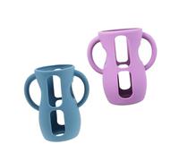 SUPVOX 2pièces Manchon Silicone pour Biberon Lot Compatible avec Avent avec Poignées Protection Imperméable