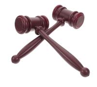 SUPVOX 2pièces Marteau Jouet pour Garçon Fille Marteau De Juge Jouet De Enchères De Juge De Jeux De Rôle Enchères