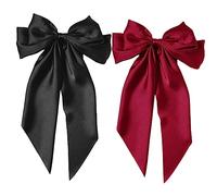 SUPVOX 2pièces Pinces Cheveux Femme Nœuds Rubans Superposés Barrettes Coiffure Élégantes Teenager