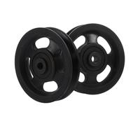 SUPVOX 2pièces Poulie pour Équipement De Fitness De Fitness Outil De Accessoires De Poulie De Salle De Sport Lot de Noir