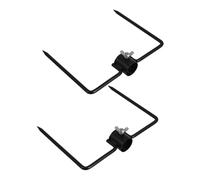 SUPVOX 2pièces Stabilisateur De Poteau Support De Mât De Drapeau Et Parapluie Extérieur Piquet pour Jardin Et Parasol