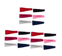 SUPVOX 3 Ensembles Bandeau Bandes Groupe Bandana Couvre-chef En Cours D'exécution Accessoires De Cheveux Cerceau Élastique Pour Cheveux Soie De Lait 6 Pièces * 3