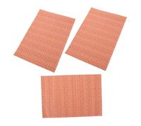 SUPVOX 3 Pièces Autocollants Muraux Miniatures Brique Rouge pour Maison de Poupée Décoration Adhésive à Décoller et Coller Idéaux pour Aménager Vos Miniatures