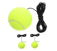 SUPVOX 3 pièces Balles de Rebond avec Ficelle pour Entraînement Tennis Outil Portable pour Débutants Résistantes Fibre Chimique Kit Pratique pour Jeu et Amélioration Technique
