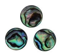 SUPVOX 3 pièces Boutons de Doigt Trompette Coquille Ormeau Naturelle Remplacement et Lisse Compatibles avec Divers Boutons pour Musiciens