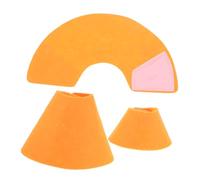 SUPVOX 3 Pièces Ensemble de Bain pour Animaux de Compagnie cône Mou de Cochon d'Inde Colliers de récupération de Colliers de récupération pour cobayes Collier de Furet Velours