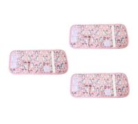 SUPVOX 3 Pièces Ensemble De Tasses Bouteille Isolant Manchon pour Biberon Thermique Couvertures De Chauffe-Lait Isolé Chaud Manche Rose Velours De Cristal