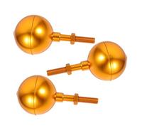 SUPVOX 3 Pièces Flagpole Top Replacement Set Aluminum Alloy Finial for Outdoor Telescoping Flag Poles Durable and Easy to Install for Schools Government and Commercial Use