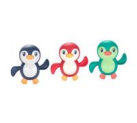 SUPVOX 3 pièces Jouets de Bain à Remontoir Pingouins Colorés pour Garçon Fille Flottant Sécurisé pour Éveil Visuel et Coordination Main Œil Cadeau Anniversaire Garçon Fille