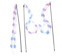 SUPVOX 3 Pièces Lot de Baguettes Colorées pour Chat Intérieur Jouets Stimulateurs pour et Amusement